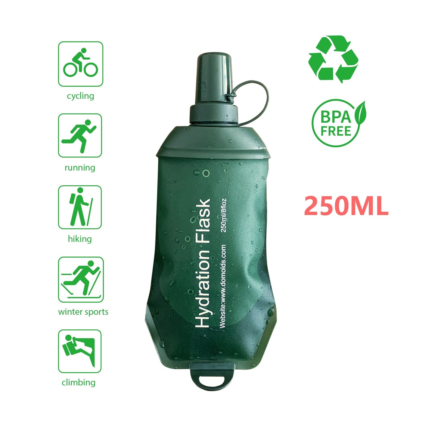 Gourde souple pour le sport
