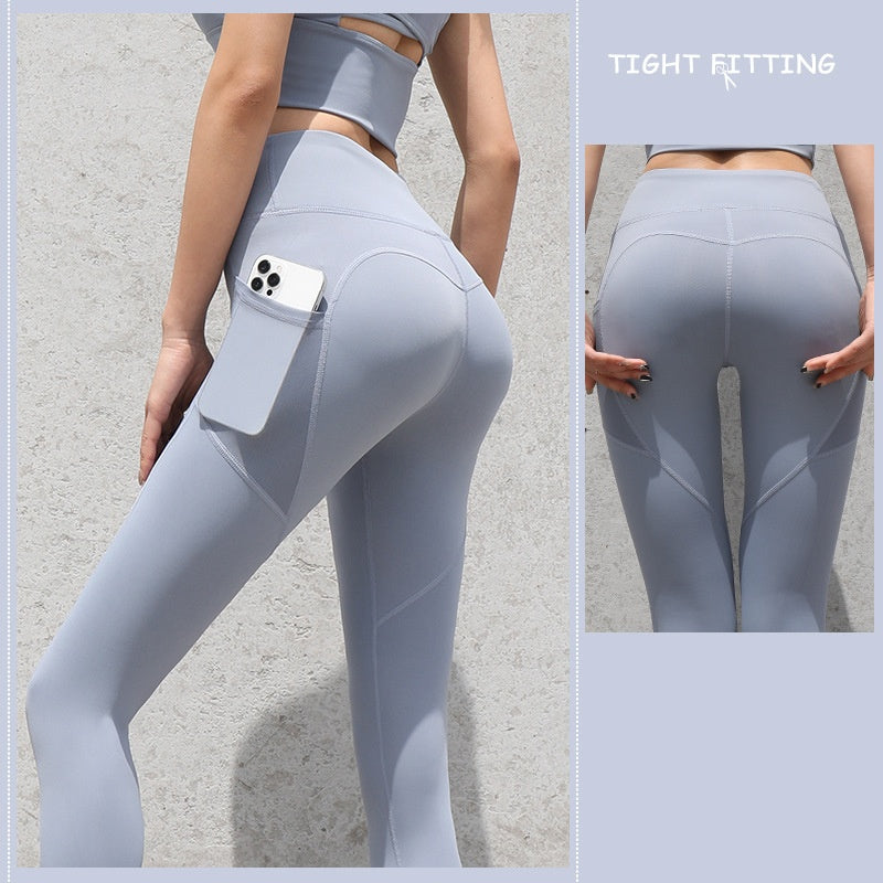 Legging avec poche pour le téléphone