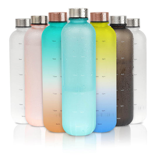 Bouteille d'eau en plastique Gradient givré sport