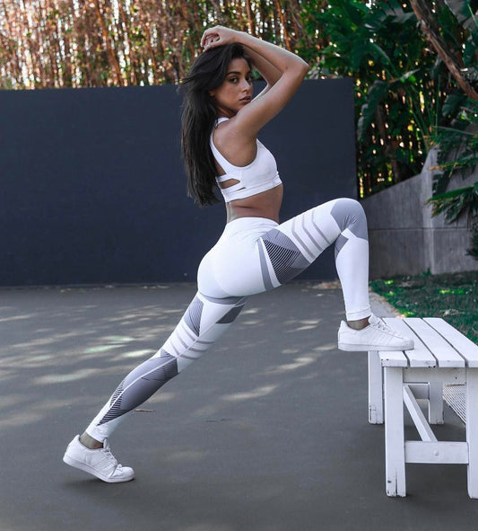 Pantalon de yoga sportif réfléchissant