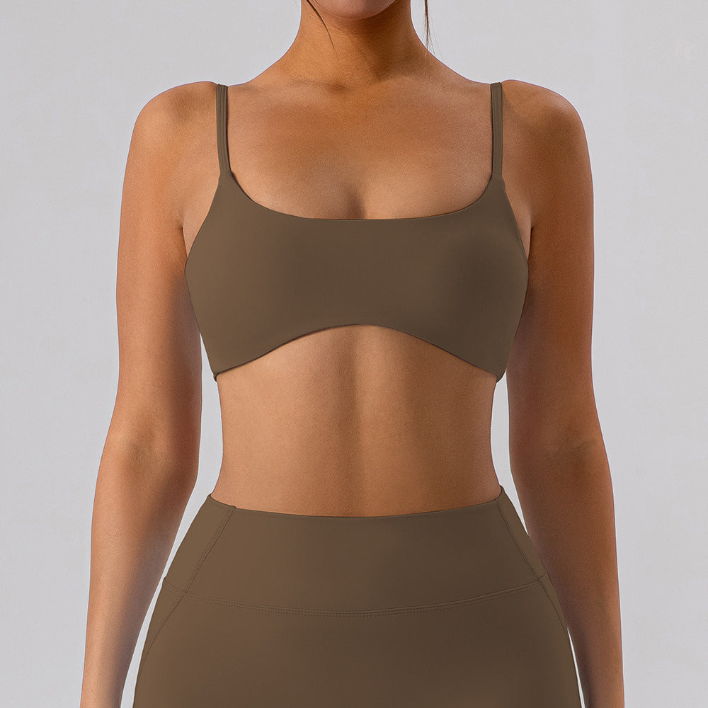 Brassière de sport en coton