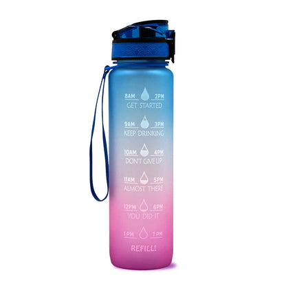 Bouteille motivante pour le sport