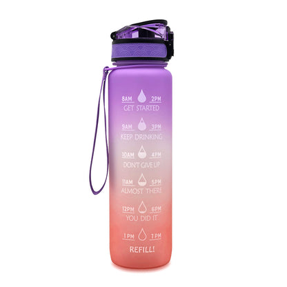 Bouteille motivante pour le sport