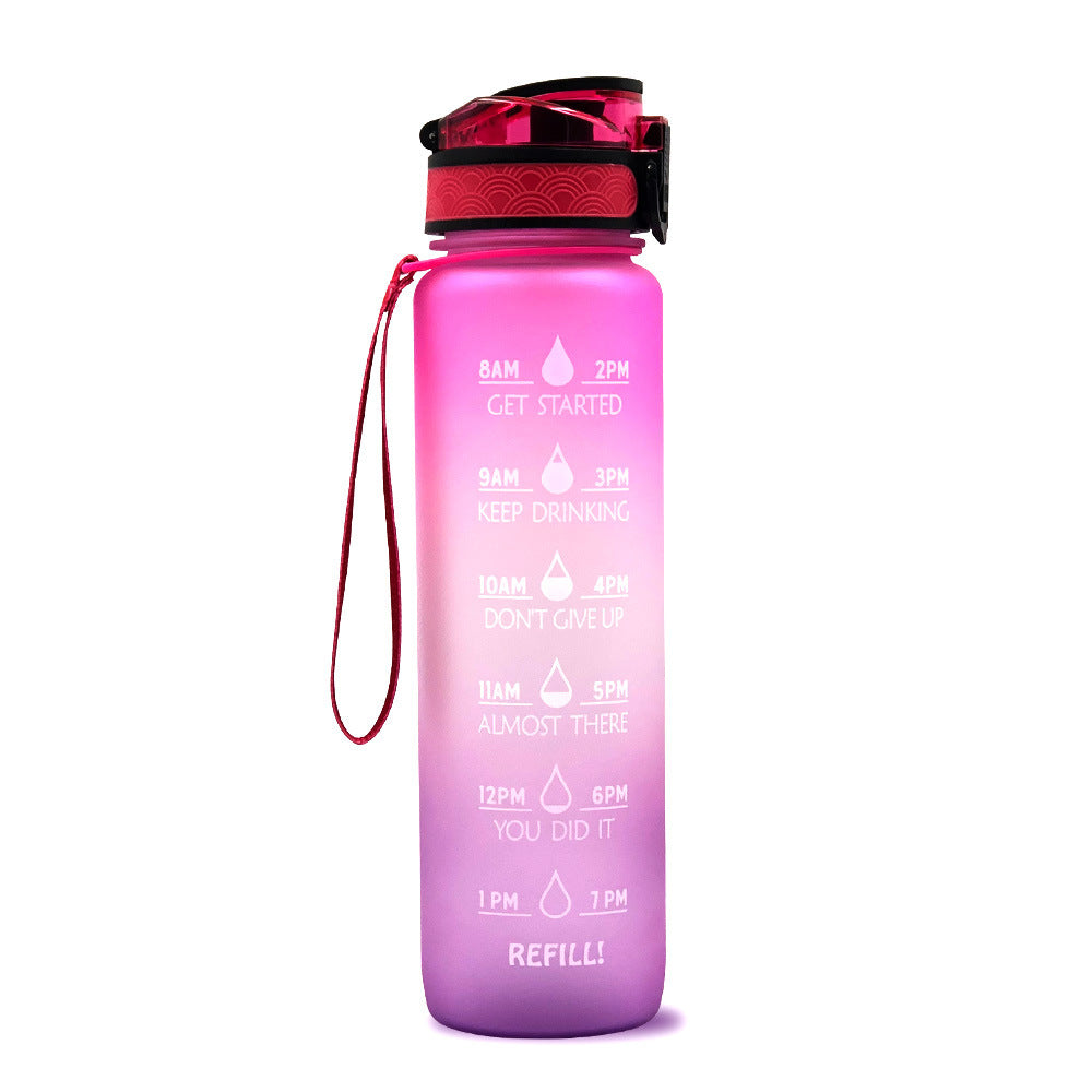 Bouteille motivante pour le sport