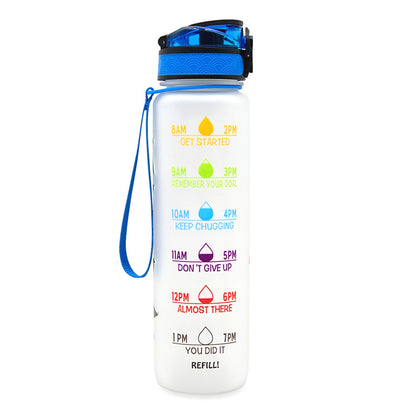 Bouteille motivante pour le sport