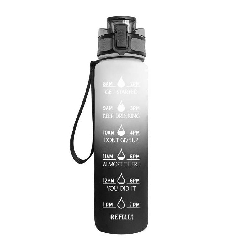 Bouteille motivante pour le sport