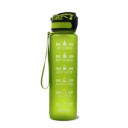 Bouteille motivante pour le sport