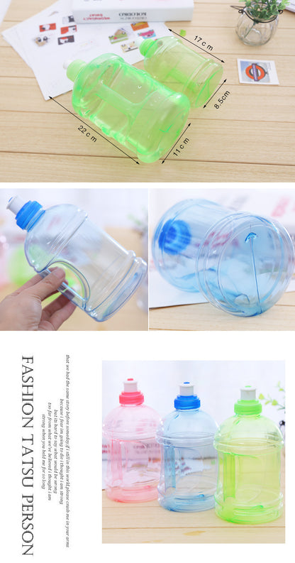 Bouteille en plastique pour sport