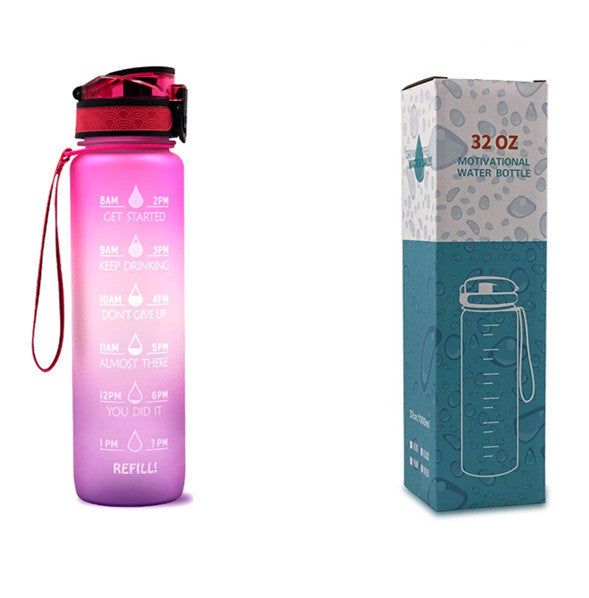 Bouteille motivante pour le sport