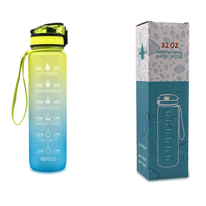 Bouteille motivante pour le sport