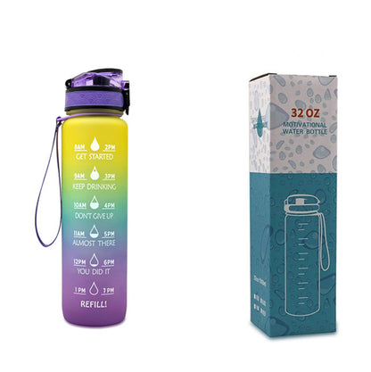 Bouteille motivante pour le sport